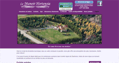 Desktop Screenshot of manoirhortensia.com